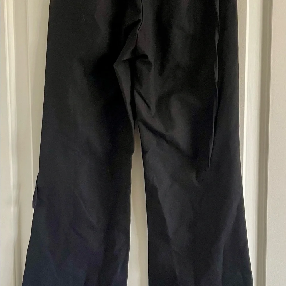 SHEIN Women’s Black Side Tie Style Flared Legs-Pull‎ On Pants-Size XS